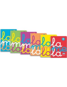 PACK 6 CUADERNO ESPIRAL 4º 80H 90G 5MM CUADROVIA PP SURTIDO